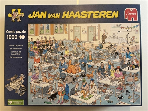 Puslespil. JAN VAN HAASTEREN ( Brugt. lagt en gang ) derfor den lave pris.
